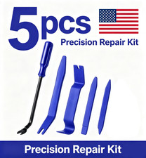 5 Pcs Car Trim Removal Tool Set Panel Door Pry Bar Interior Clip Kit Hand Tools