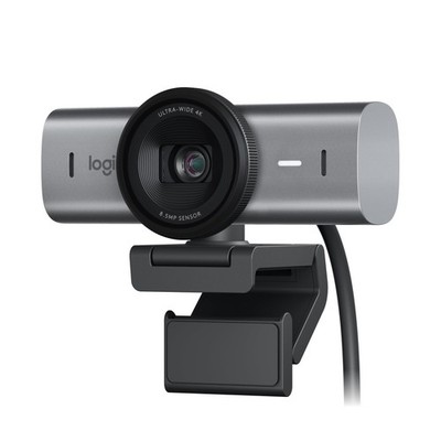 Logitech MX Brio Ultra HD 4K Collaboration and Streaming Webcam, 1080p, Graphit