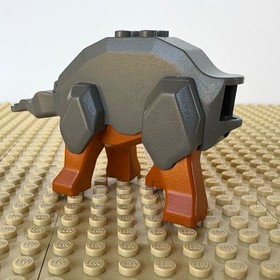 LEGO Adventurers, Dino: Triceratops Body ONLY, 3046c01, 5955, TRAPPER, 2000