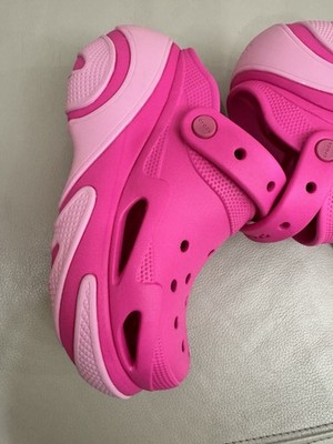 NWT Crocs Bubble Crush Clog in the Pink Crush Size W8/M6