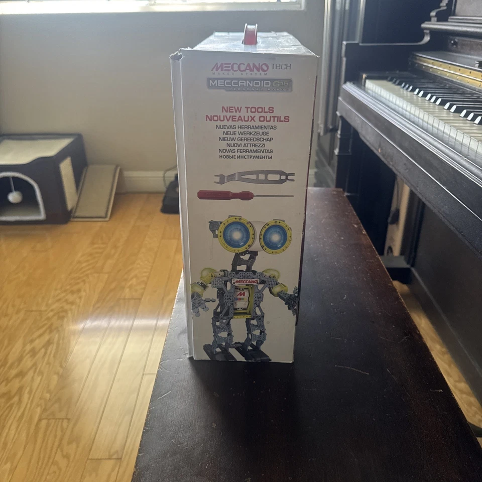 Novo Robô Pessoal STEM Meccano Tech Meccanoid G15 Caixa Aberta - Imagem 2 de 4