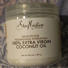 SheaMoisture Body Moisturizer For Dry Skin 100% Extra Virgin Coconut oil 14.5 oz