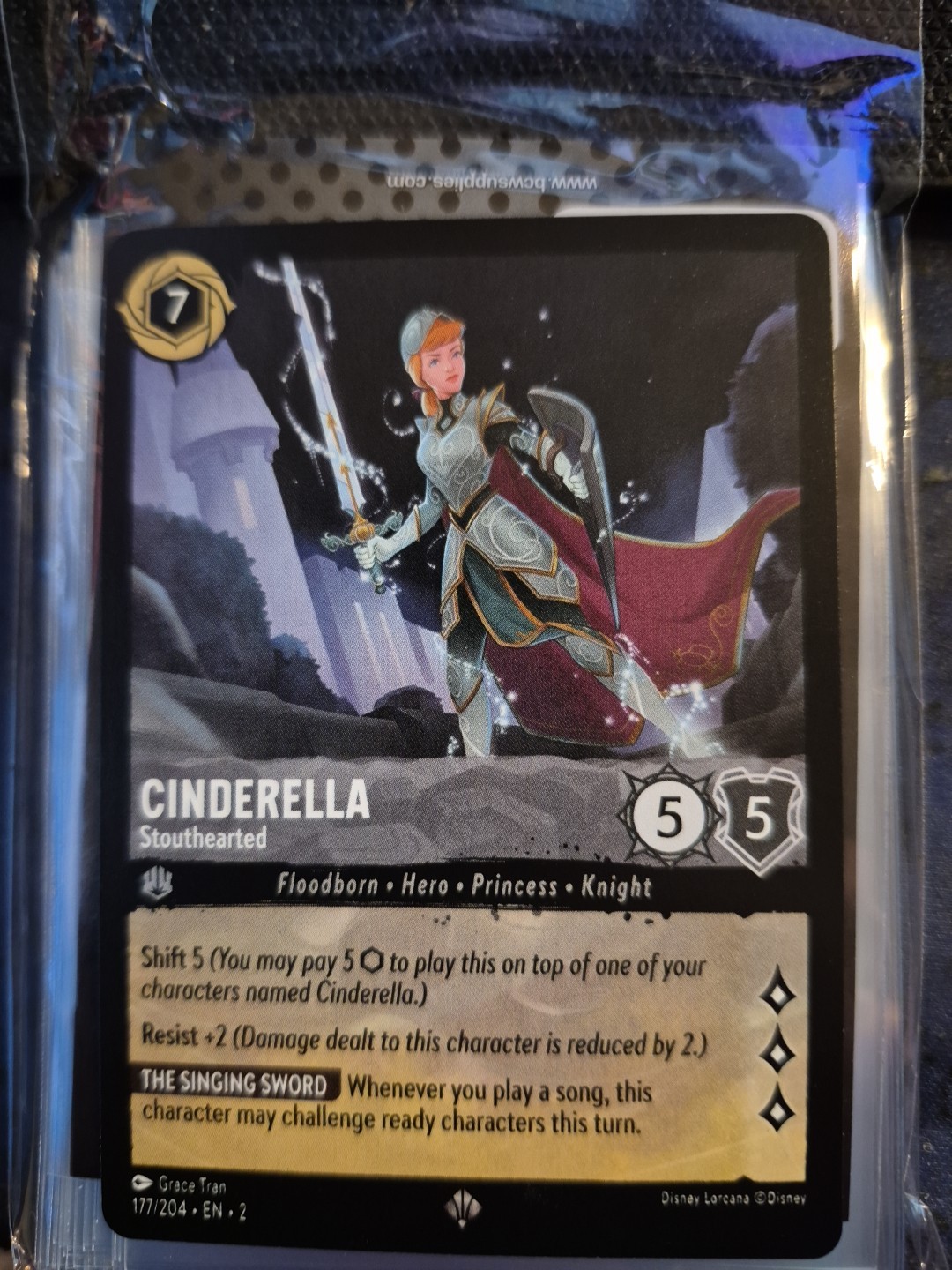 Cinderella - Stouthearted | Disney Lorcana Rise of the Floodborn | 177/204 | NM