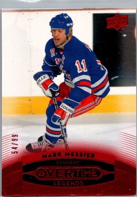 2015-16 Upper Deck GTS Overtime - Legends Mark Messier #45 Red Foil /99