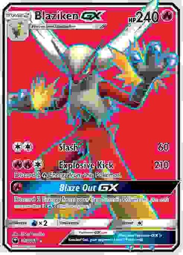 Blaziken GX - 153/168 - Pokemon Celestial Storm Full Art Ultra Rare Card LP