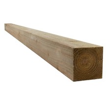 Snowdon Timber Treated 4x4" Fence Post | 100 x 100 x 3000mm | Garden Fencing