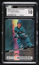 2024 Credentials Debut Ticket Access 432/999 Macklin Celebrini CGC 10 Rookie