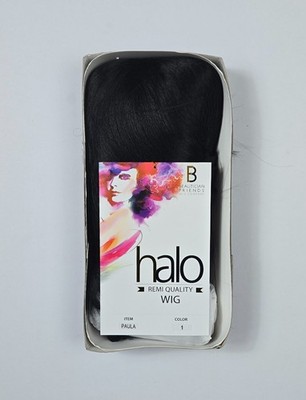 Halo 100%Human Hair Blend Straight wig Paula #1