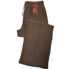 Womens Soft Silky Feel Wide Leg Joggers Sweatpants Bottoms Pants Casual Trousers