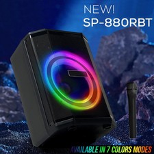 2400W Portable Wireless Bluetooth Speaker Super Bass Stereo Radio FM TF AUX USB