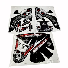 Decals Sticker Graphics kit For Honda CRF50 XR50 Plastics Pit Bike SSR 110cc 125