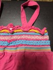 Girls Sz 4 Colorful Strappy Tank Top With Shorts — photo 2