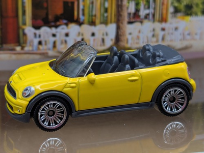 #ad 2026 CONVERTIBLE DREAMS Design #x27;10 MINI COOPER S CABRIO 🌸yellow🌸Matchbox LOOSE $4.99