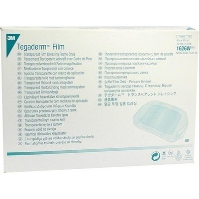 TEGADERM 3M Film 10x12 cm 1626W, 50 St PZN 02098411
