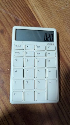 UNIONE DC-101 Basic Desktop Calculator Large LCD Display, Large Keys, Battery