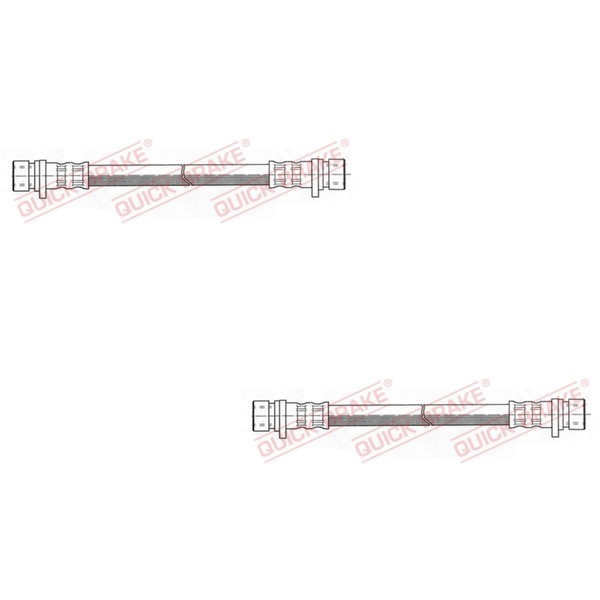 2X Quick Brake Bremsschlauch Links Rechts Passend FüR Honda HR-V GH-image