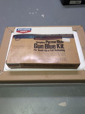 #ad Birchwood Casey Complete Perma Blue Gun Blue Kit New Open Box $19.99