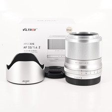 Viltrox AF 33mm f1.4 STM ED IF Lens for Nikon Z Silver #523