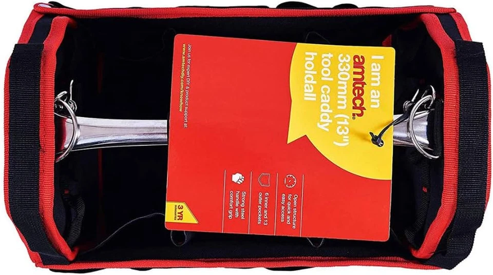 Am-Tech - Carrello per Il Trasporto Di Utensili, 33 X 18,5 X 25 Cm - Immagine 2 di 4