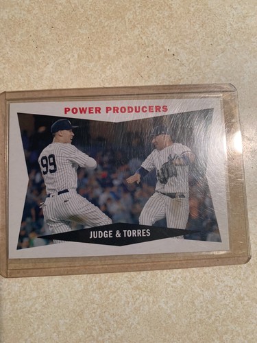 Topps Heritage Power Producers 2020 Aaron Judge/Gleyber Torres New York Yankees
