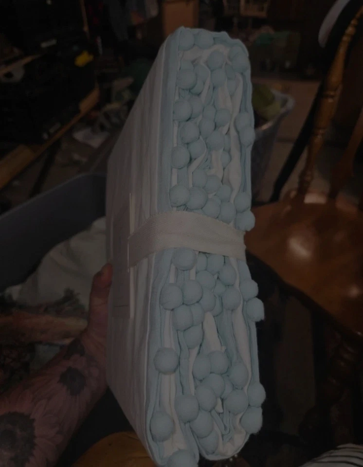 Funda nórdica Pottery Barn Pompom tamaño doble Foto 2 de 2