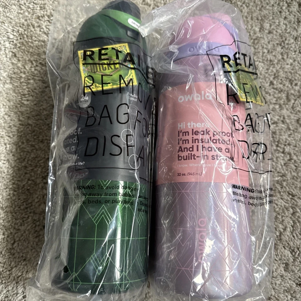 Owala Wicked For Good 32oz Freesip Water Bottle Glinda & Elphaba Limited Edition - Image 4 of 4