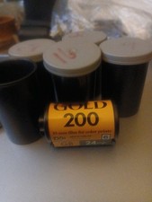 5 Rolls Kodak Gold 200 ISO 24 Exposure Film Roll Set of 5 35mm Expired 2001