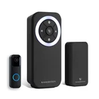 Wasserstein Wireless Doorbell Chime for Blink Video Doorbell (1 Pack, Black)