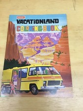 1970s Gmc Vacationland Coloring Book Nos Unused Trucksrvs Free Shipping