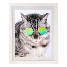 12x16 Picture Frame with 10x14 Mat Solid Wood Diamond Art Painting Frame 30x4...