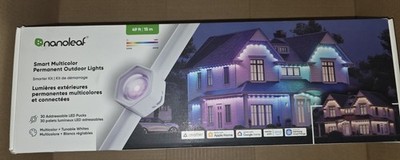 Nanoleaf Matter Smart Multicolor Permanent Outdoor Lights Smarter Kit 49ft 