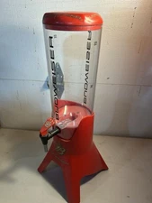 BUDWEISER Crown Party Tap Beer Tube Tower Keg Dispenser, 23 Inches Tall, 120 oz