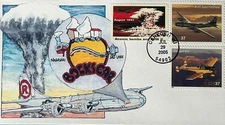 LMG Larry M. Gassen 3916-25 American Aircraft 5 Covers Atomic Bomb Cinderella