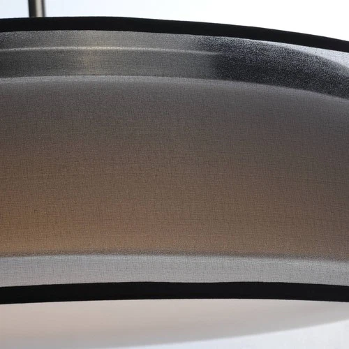 Maxim Prime 20" Wide Black Organza Shade Modern LED Pendant Light - Picture 5 of 5