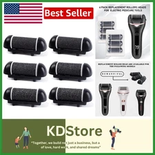 6-Piece Refill Roller Set for Electric Callus Remover