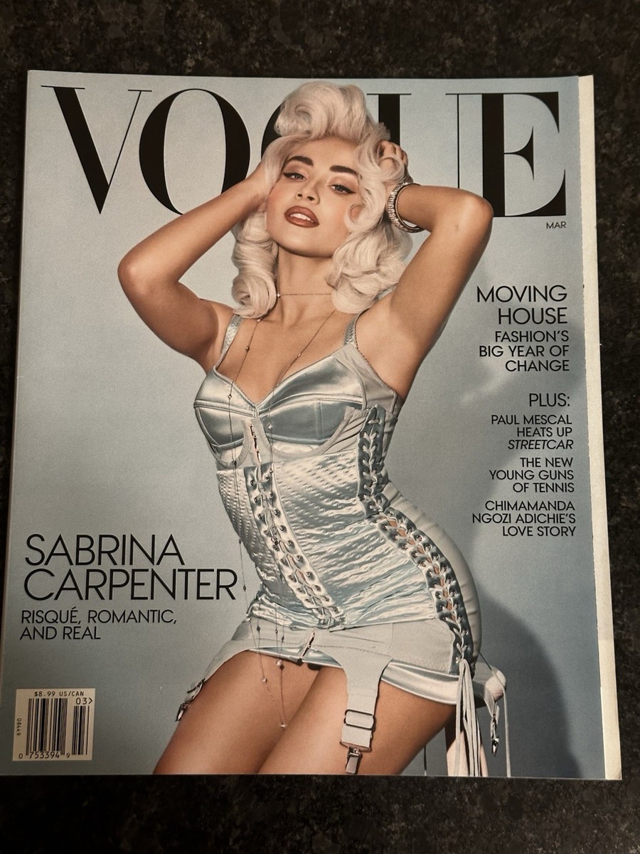 Vogue Magazine March 2025 Sabrina Carpenter Cover Fashion