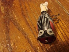 FRED ARBOGAST HULA POPER RARE RED WING BLACK BIRD FISHING LURE