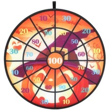 Kids Dart Board Set 13.7in Plush Sticky Balls Safe Indoor Game Toy 6 Pack - New