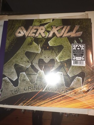 Overkill ''The Grinding Wheel'' (Yellow / Black Splatter) Ltd. to 1.000 Vinyl NEU