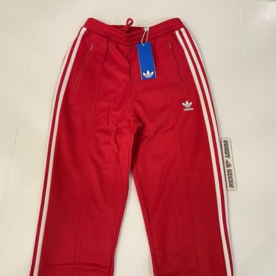 adidas Originals Adicolor Women;s Beckenbauer Track Pants Red Size XS