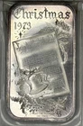 1 Ounce 0.999 Fine Silver Bar - Christmas 1973 Joy To The World
