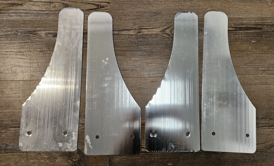 Deflecta Shield Running Board Mud Flads Set Of 4 Stone Guards - Image 2 of 4