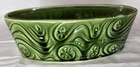 McCoy Vintage Floraline pottery planter 547 “Loop Wave"/"Swirl" Pattern 9X3.5