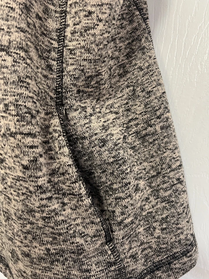 Woman’s EXERTEK Brown Fleece  FULL ZIP Vest Pockets Sz 1X - Image 2 of 4