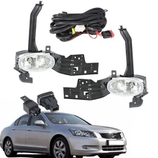  2-Pack Fog Light Assembly with Bulbs Switch and Wiring Kit