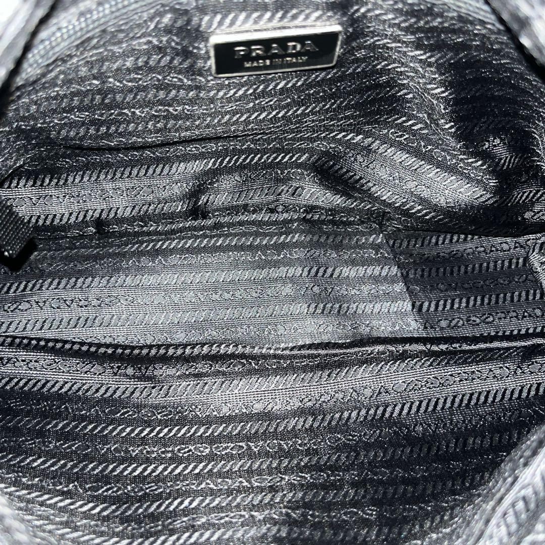 PRADA Y2K Archive Black Nylon Camera Shoulder Bag Unisex Triangle Logo Auth thumbnail 14