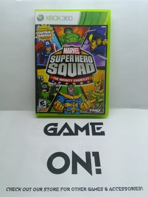 Marvel Super Hero Squad: The Infinity Gauntlet (Xbox 360, 2010) Complete Tested 
