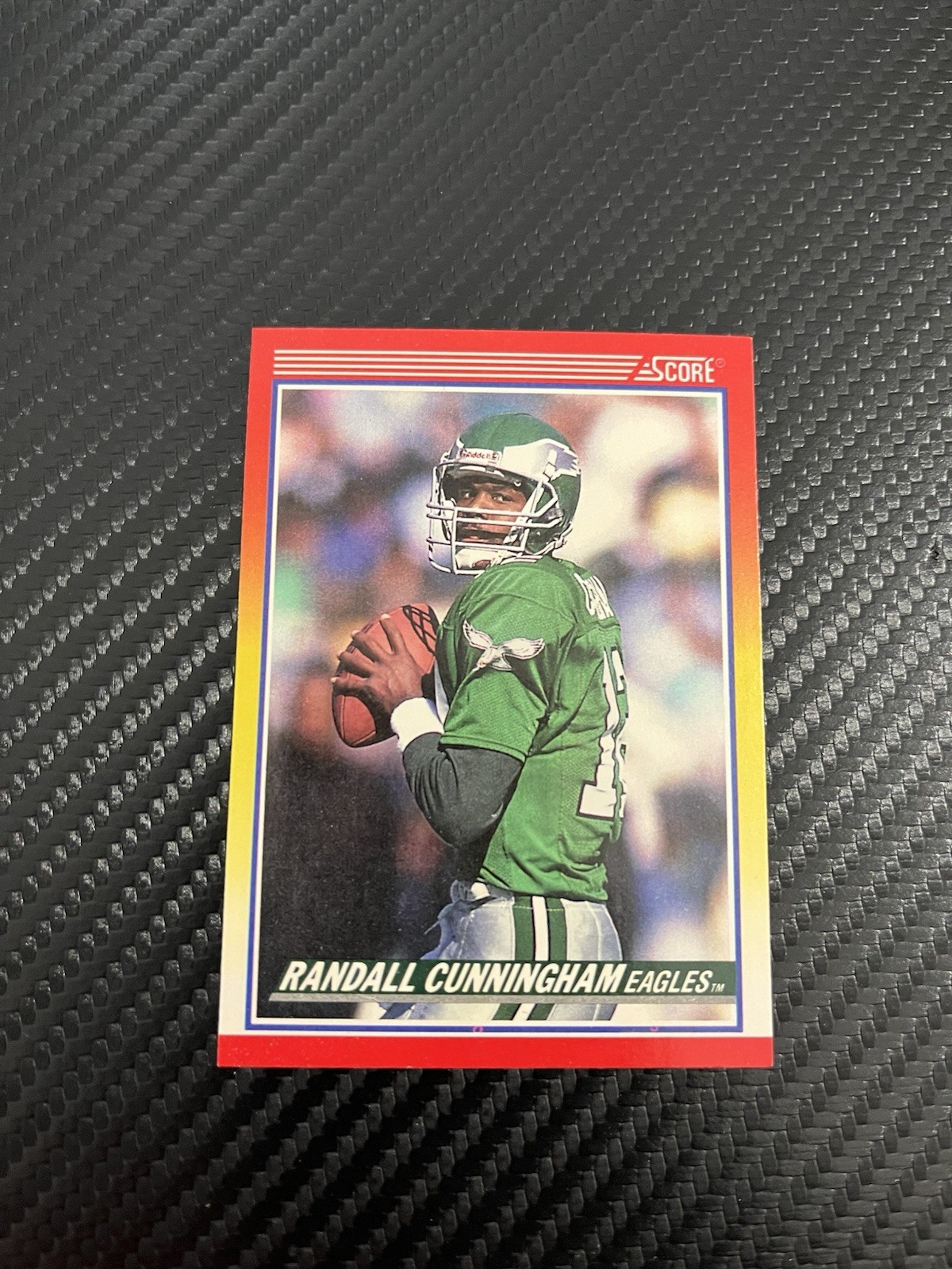 1990 Score Football Randall Cunningham Philadelphia Eagles #605
