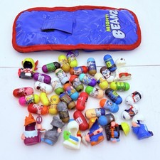 Mighty Beanz Lot With Case Mixed Lot