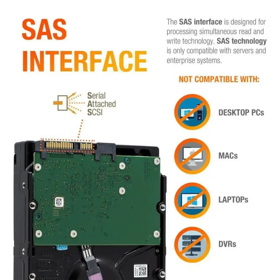Seagate (ST16000NM004J) 16TB EXOS Enterprise LFF 3.5in SAS-3 12G 7.2K 256MB HDD - Image 3 of 3
